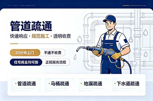 海宁管道疏通
