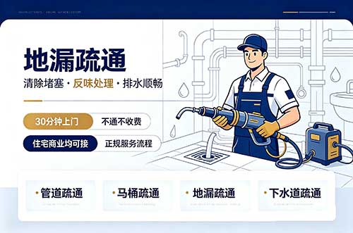 海宁地漏疏通