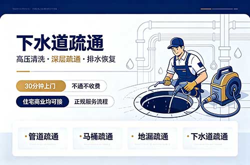 海宁下水道疏通