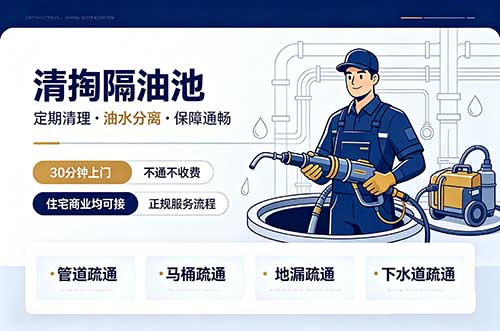 海宁清掏隔油池
